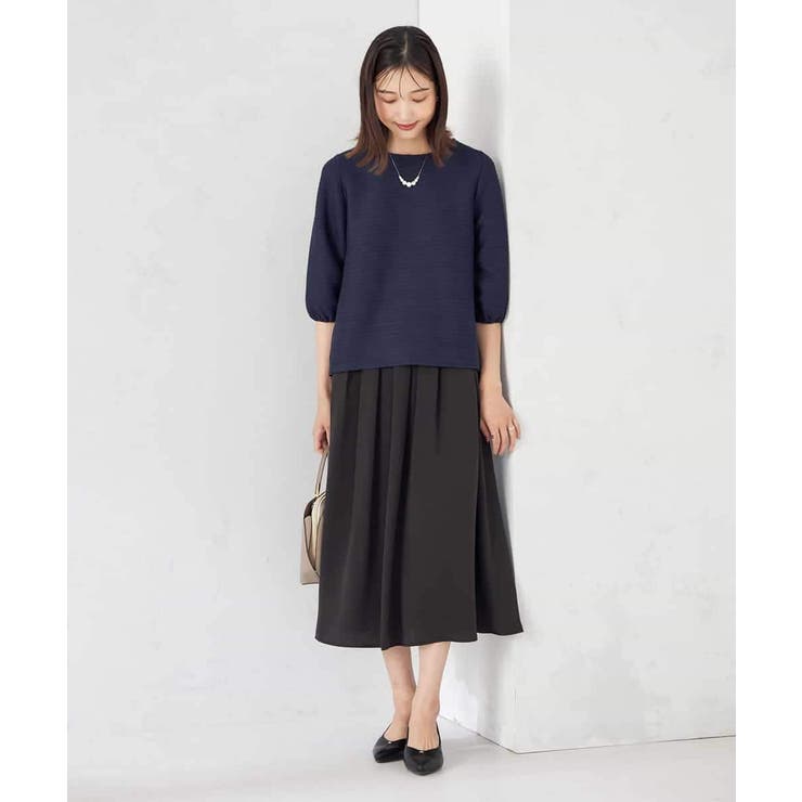 ピンタックボーダークロップドトップス | a.v.v【WOMEN】 | 詳細画像12 