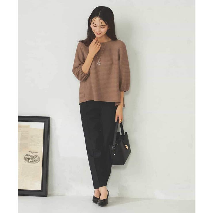 ピンタックボーダークロップドトップス | a.v.v【WOMEN】 | 詳細画像25 