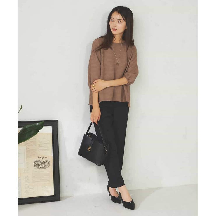 ピンタックボーダークロップドトップス | a.v.v【WOMEN】 | 詳細画像27 