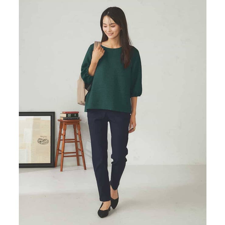 ピンタックボーダークロップドトップス | a.v.v【WOMEN】 | 詳細画像4 