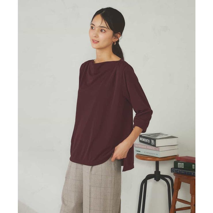 ドレープネックトップス | a.v.v【WOMEN】 | 詳細画像1 