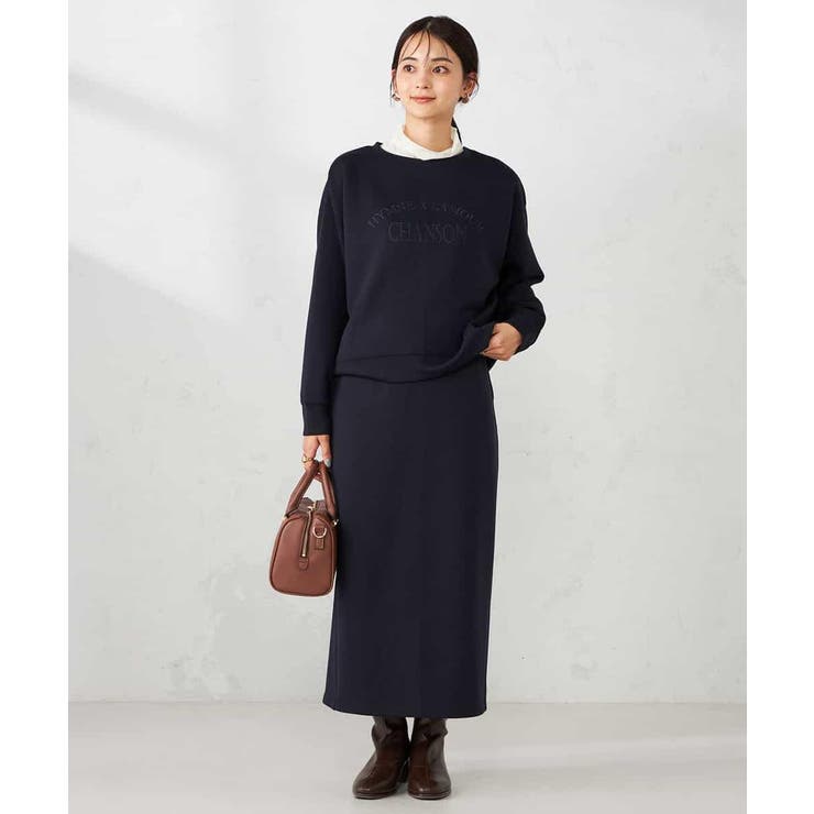 刺繍ロゴショートダンボールスウェット | a.v.v【WOMEN】 | 詳細画像11 