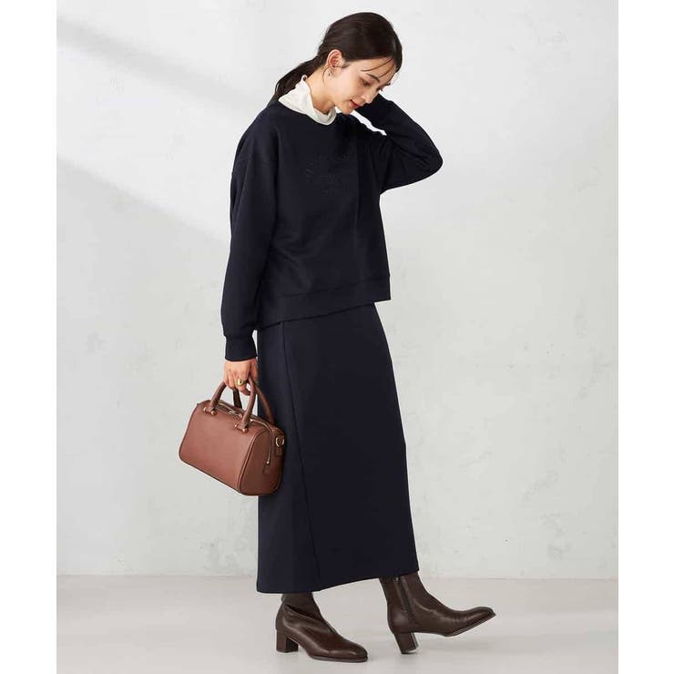 刺繍ロゴショートダンボールスウェット | a.v.v【WOMEN】 | 詳細画像15 