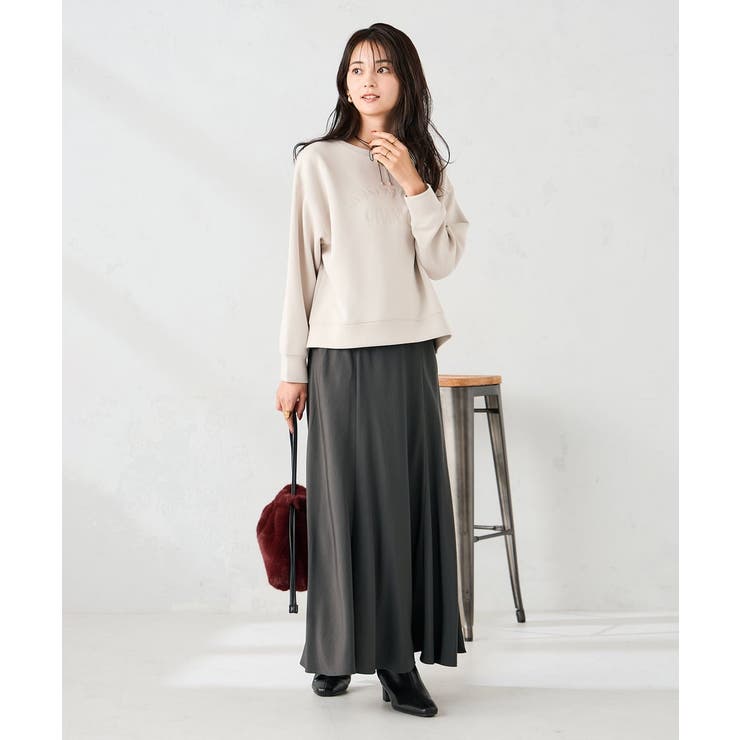 刺繍ロゴショートダンボールスウェット | a.v.v【WOMEN】 | 詳細画像20 