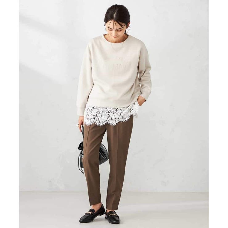 刺繍ロゴショートダンボールスウェット | a.v.v【WOMEN】 | 詳細画像26 