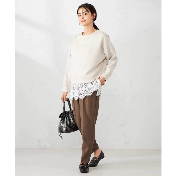 刺繍ロゴショートダンボールスウェット | a.v.v【WOMEN】 | 詳細画像27 