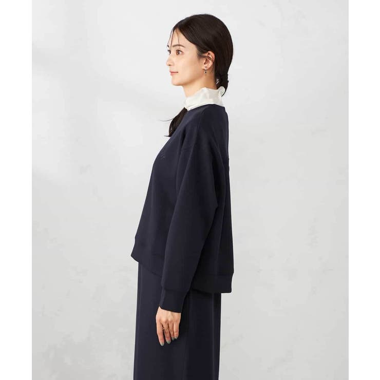 刺繍ロゴショートダンボールスウェット | a.v.v【WOMEN】 | 詳細画像30 