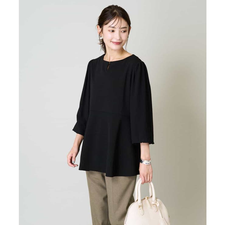 シフォンスリーブペプラムトップス | a.v.v【WOMEN】 | 詳細画像12 