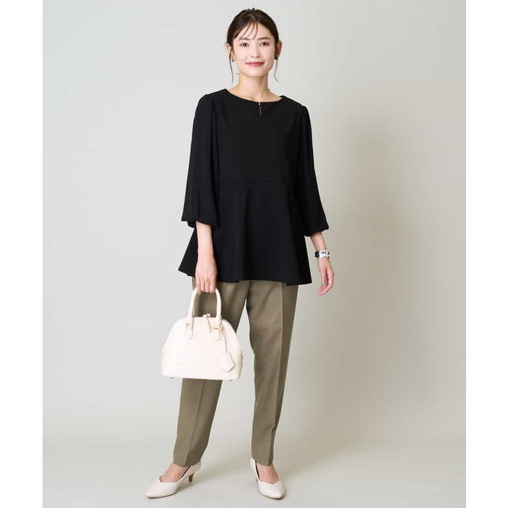 シフォンスリーブペプラムトップス | a.v.v【WOMEN】 | 詳細画像14 