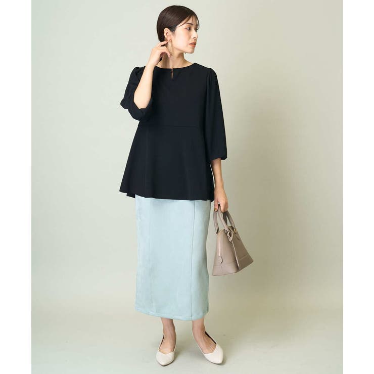 シフォンスリーブペプラムトップス | a.v.v【WOMEN】 | 詳細画像21 