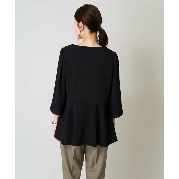 シフォンスリーブペプラムトップス | a.v.v【WOMEN】 | 詳細画像27 