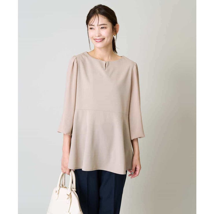 シフォンスリーブペプラムトップス | a.v.v【WOMEN】 | 詳細画像3 