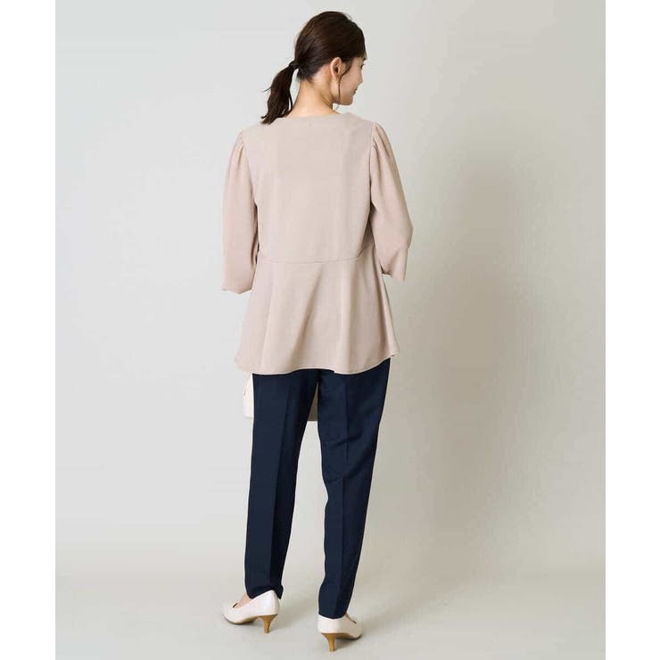 シフォンスリーブペプラムトップス | a.v.v【WOMEN】 | 詳細画像9 