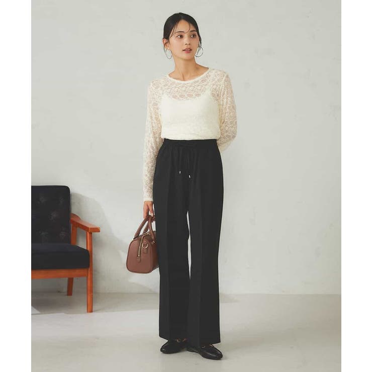 ストレッチレーストップス | a.v.v【WOMEN】 | 詳細画像23 