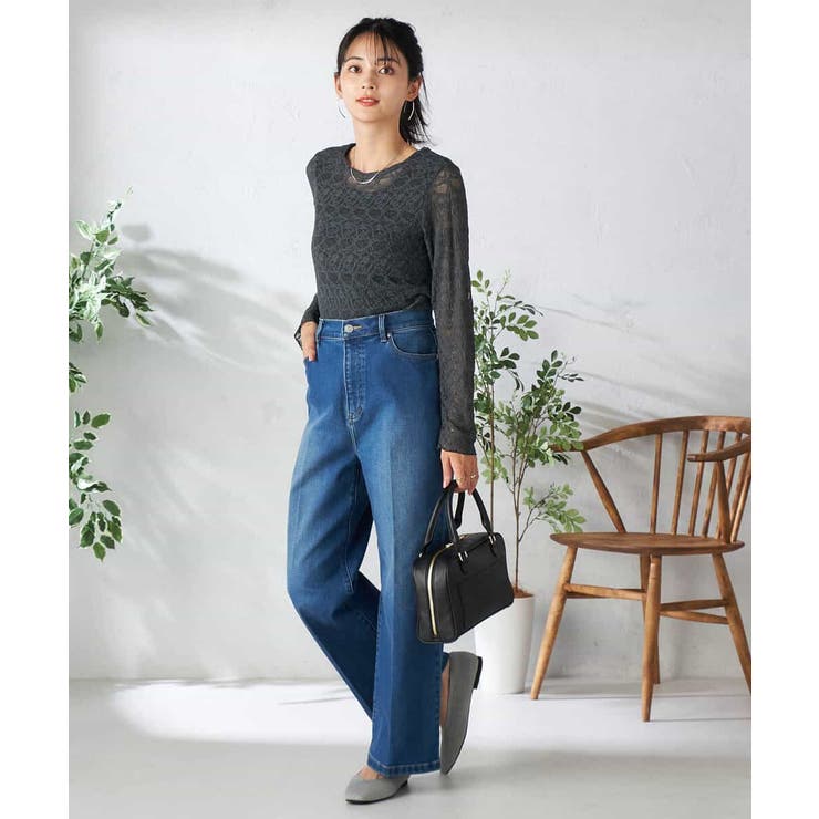 ストレッチレーストップス | a.v.v【WOMEN】 | 詳細画像3 