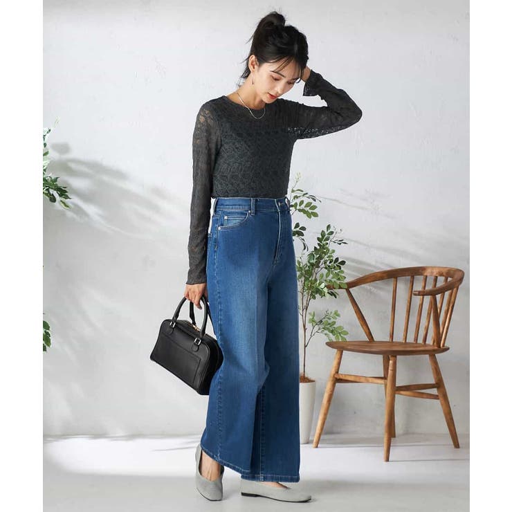 ストレッチレーストップス | a.v.v【WOMEN】 | 詳細画像4 