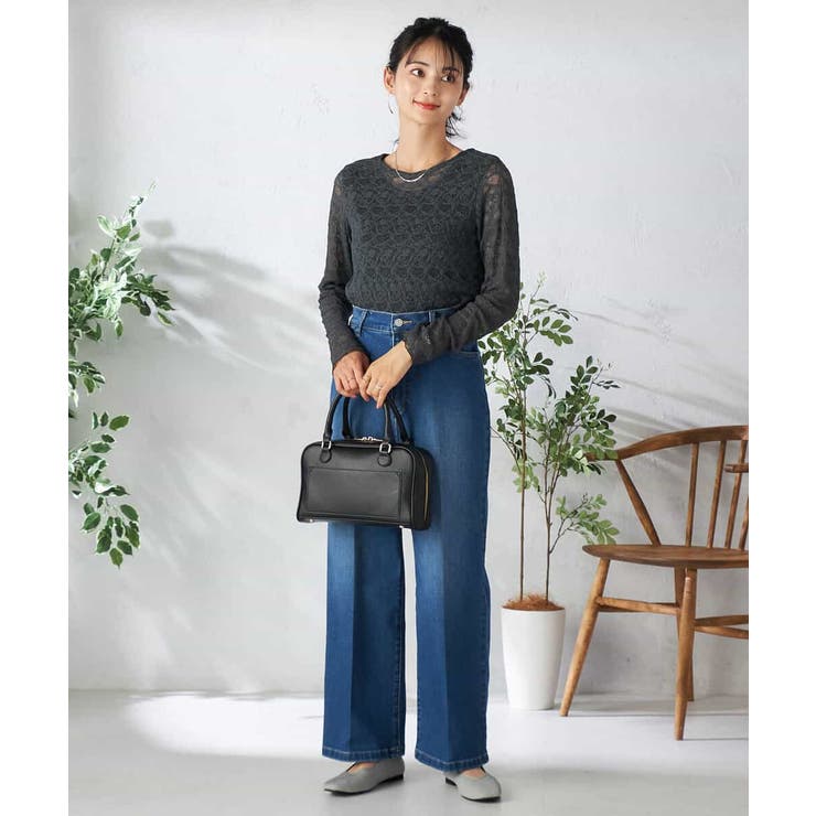 ストレッチレーストップス | a.v.v【WOMEN】 | 詳細画像6 