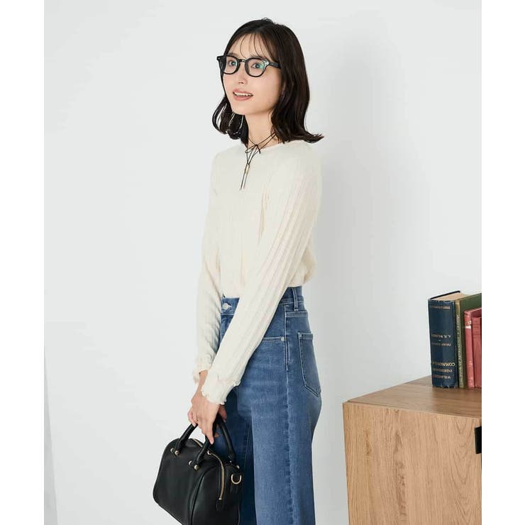 ボートネックラメトップス | a.v.v【WOMEN】 | 詳細画像1 