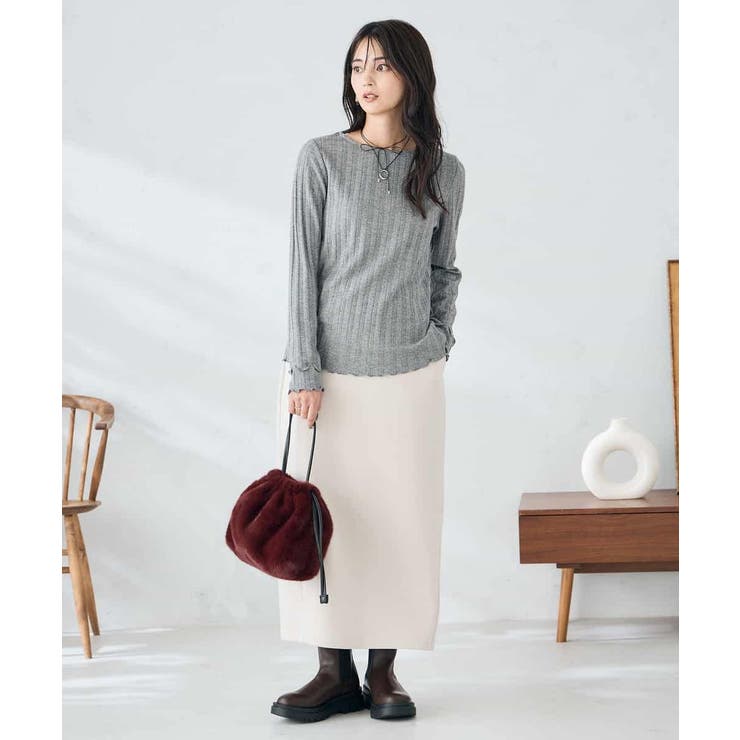 ボートネックラメトップス | a.v.v【WOMEN】 | 詳細画像14 