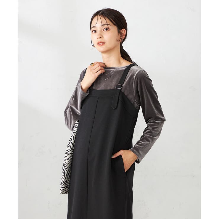 ギャザーベロアトップス | a.v.v【WOMEN】 | 詳細画像11 