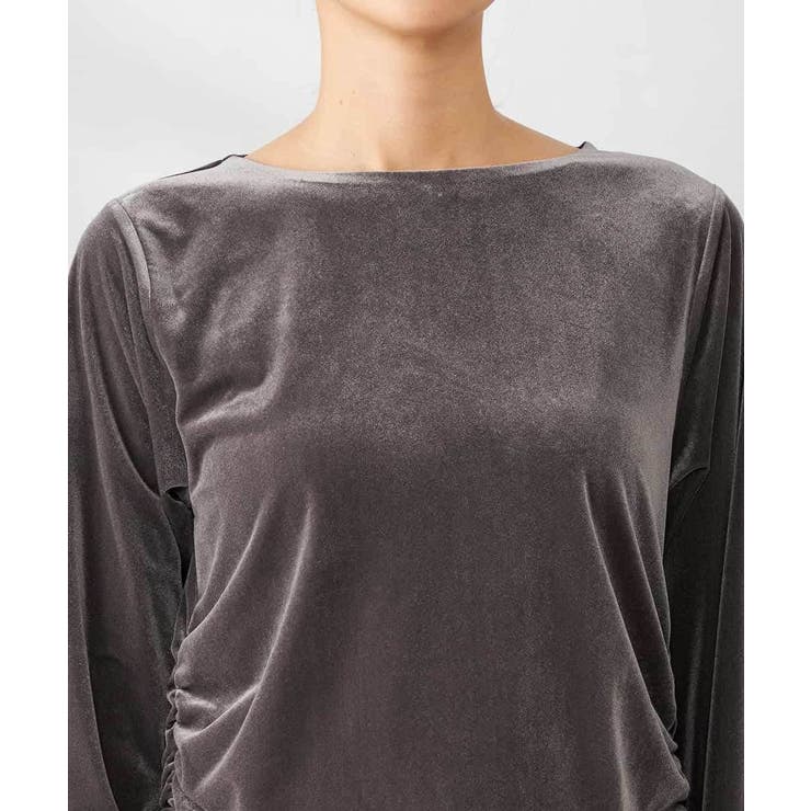 ギャザーベロアトップス | a.v.v【WOMEN】 | 詳細画像21 