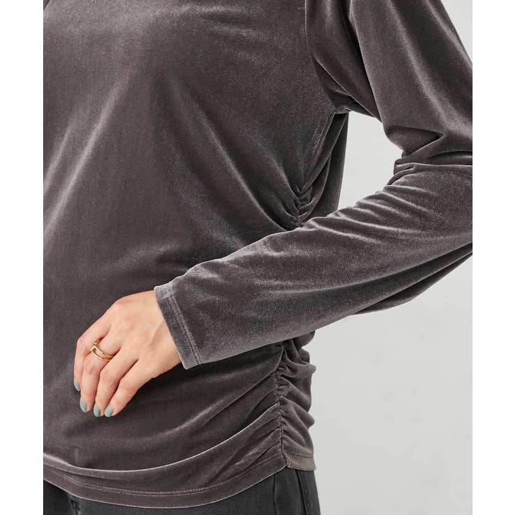 ギャザーベロアトップス | a.v.v【WOMEN】 | 詳細画像22 