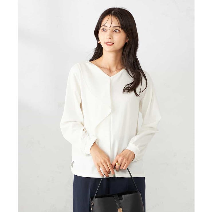アイボリー | チュールレイヤードトップス | a.v.v【WOMEN】