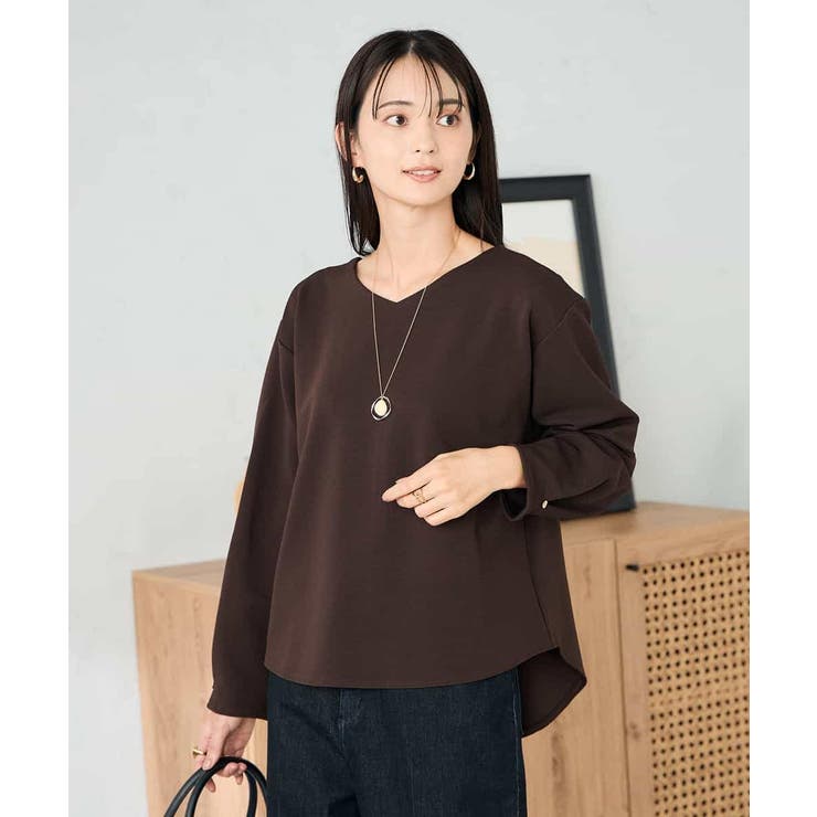 リップルVネックプルオーバー | a.v.v【WOMEN】 | 詳細画像15 