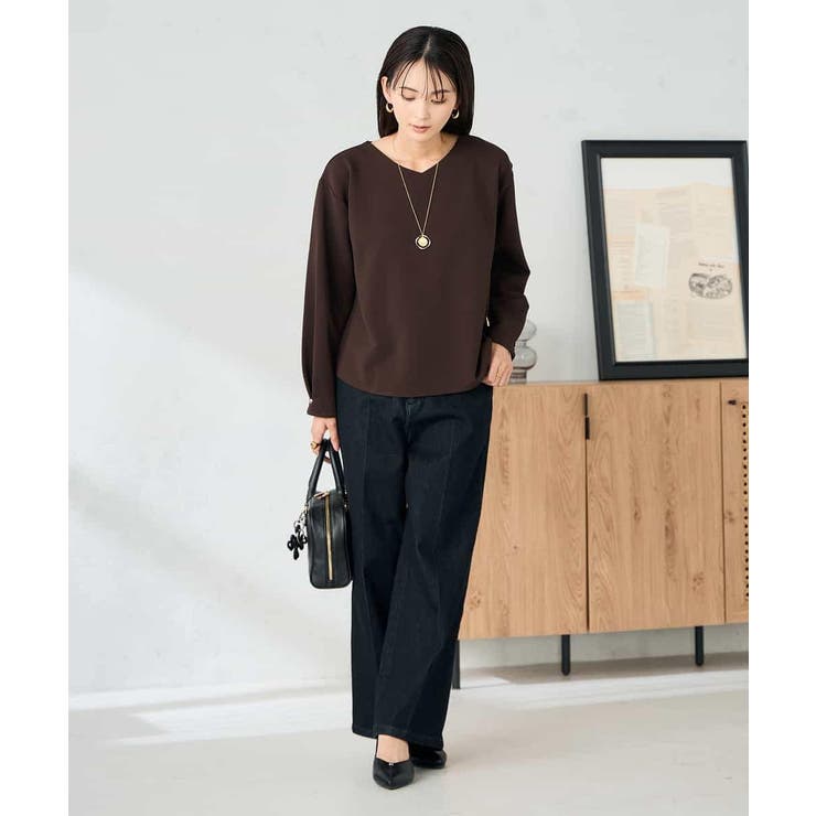 リップルVネックプルオーバー | a.v.v【WOMEN】 | 詳細画像16 