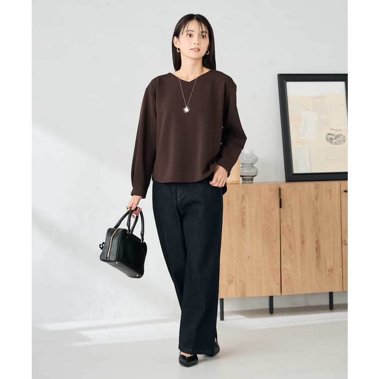 リップルVネックプルオーバー | a.v.v【WOMEN】 | 詳細画像17 