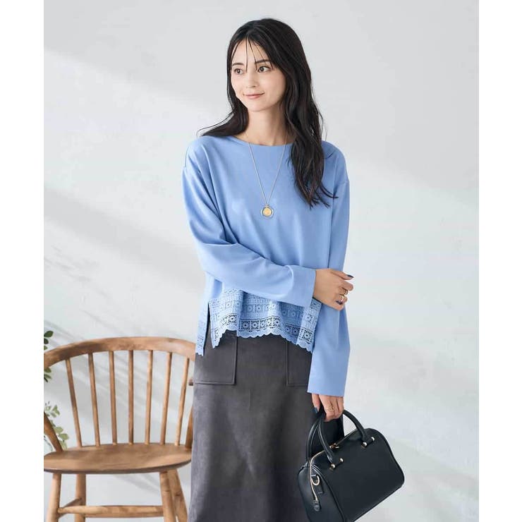 裾レースカットソー | a.v.v【WOMEN】 | 詳細画像10 