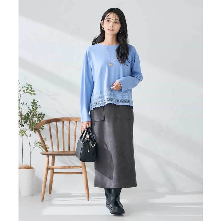 裾レースカットソー | a.v.v【WOMEN】 | 詳細画像12 