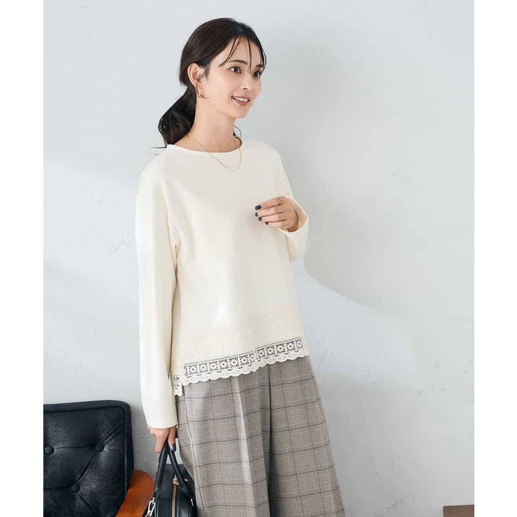 裾レースカットソー | a.v.v【WOMEN】 | 詳細画像16 