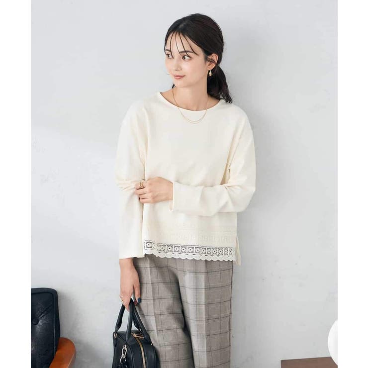 裾レースカットソー | a.v.v【WOMEN】 | 詳細画像17 