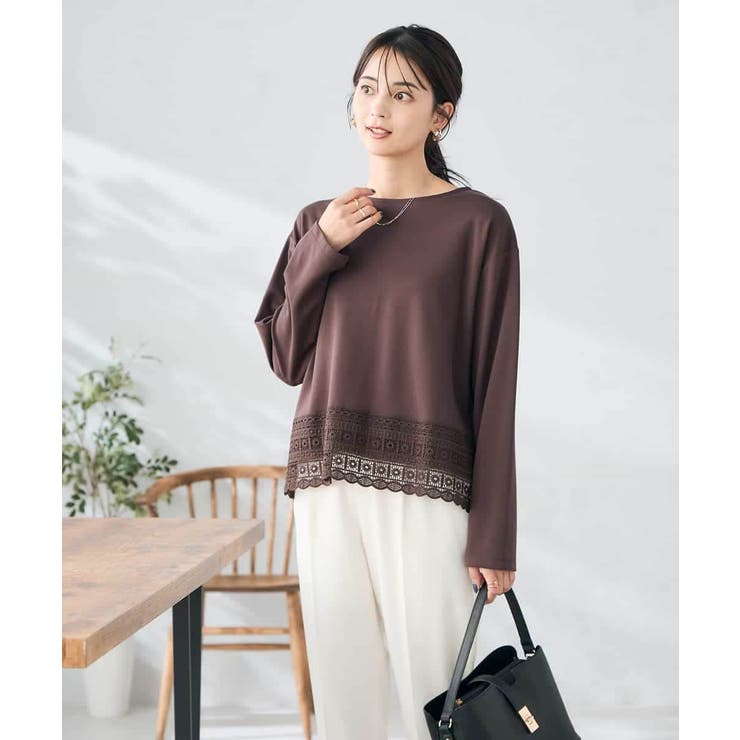 裾レースカットソー | a.v.v【WOMEN】 | 詳細画像24 