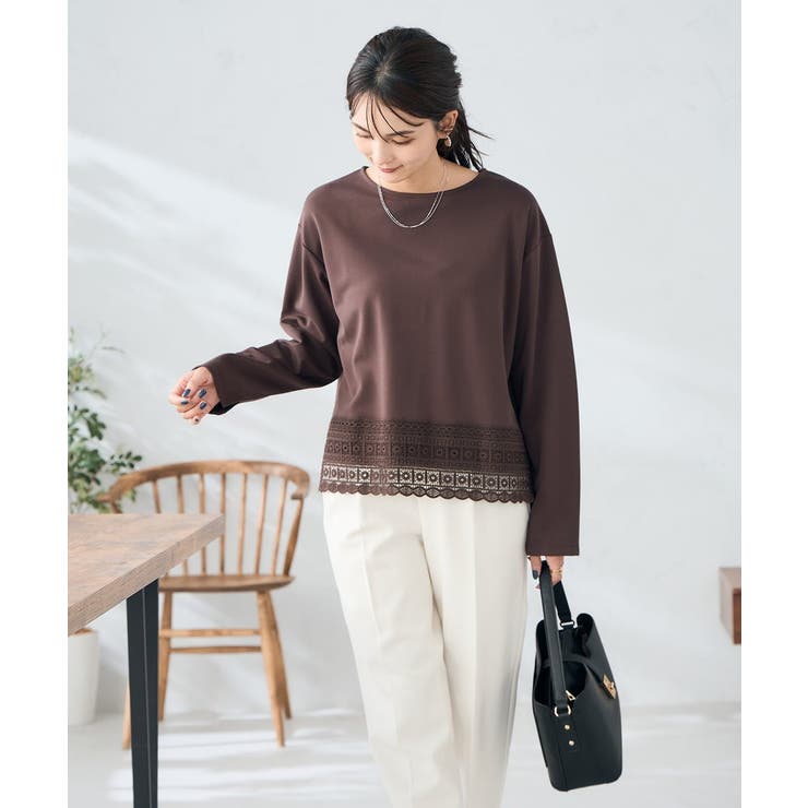 裾レースカットソー | a.v.v【WOMEN】 | 詳細画像26 