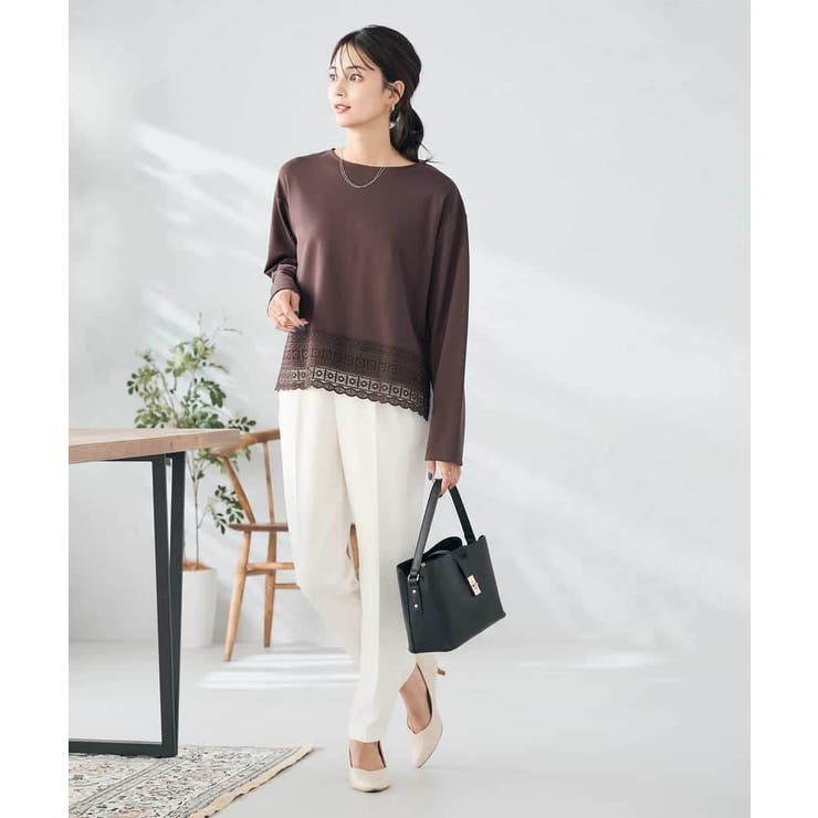 裾レースカットソー | a.v.v【WOMEN】 | 詳細画像28 