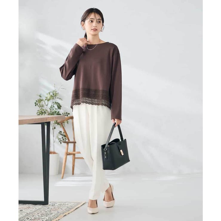 裾レースカットソー | a.v.v【WOMEN】 | 詳細画像29 