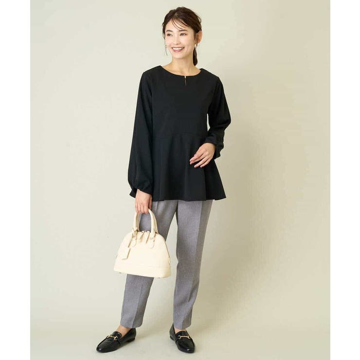 ニュアンスカーブペプラムトップス | a.v.v【WOMEN】 | 詳細画像10 