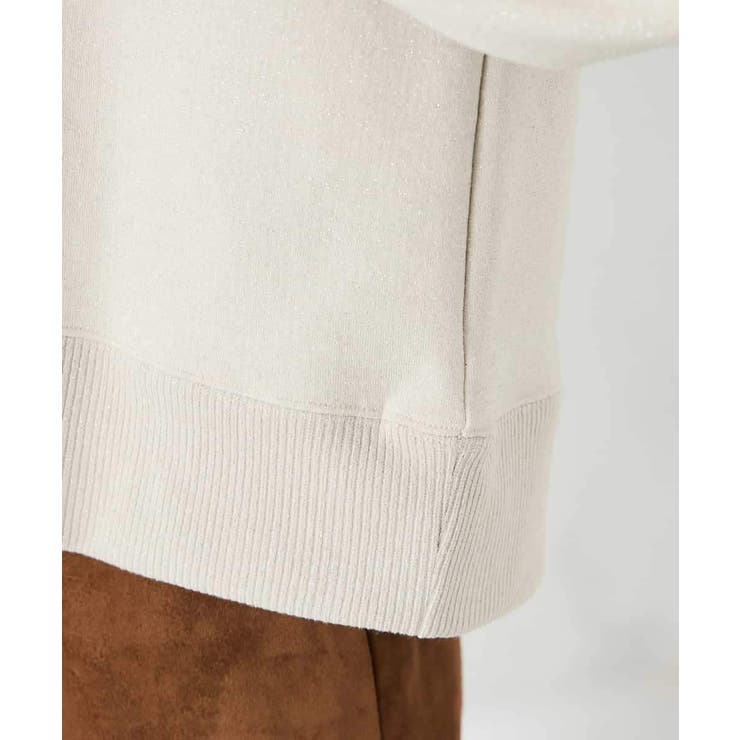 ラメ裏起毛タックスリーブスウェット | a.v.v【WOMEN】 | 詳細画像24 