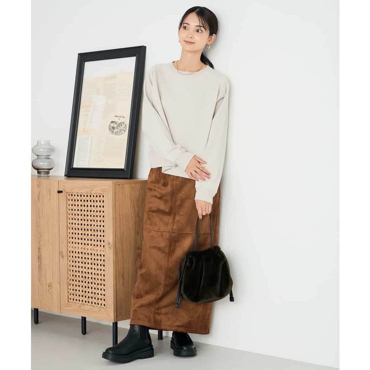 ラメ裏起毛タックスリーブスウェット | a.v.v【WOMEN】 | 詳細画像9 