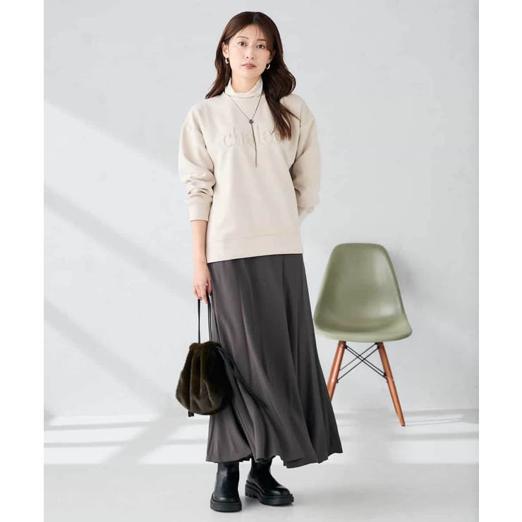 エンボスロゴスウェードトップス | a.v.v【WOMEN】 | 詳細画像23 