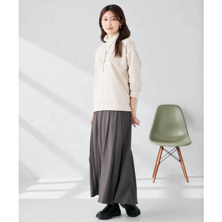 エンボスロゴスウェードトップス | a.v.v【WOMEN】 | 詳細画像24 