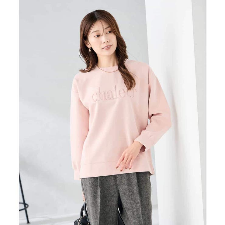 エンボスロゴスウェードトップス | a.v.v【WOMEN】 | 詳細画像4 