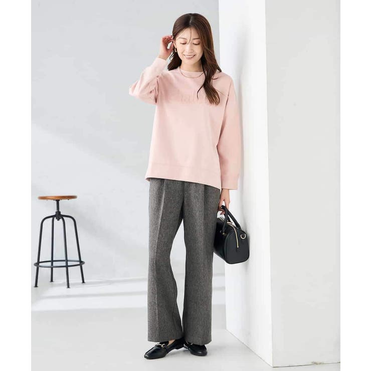 エンボスロゴスウェードトップス | a.v.v【WOMEN】 | 詳細画像7 