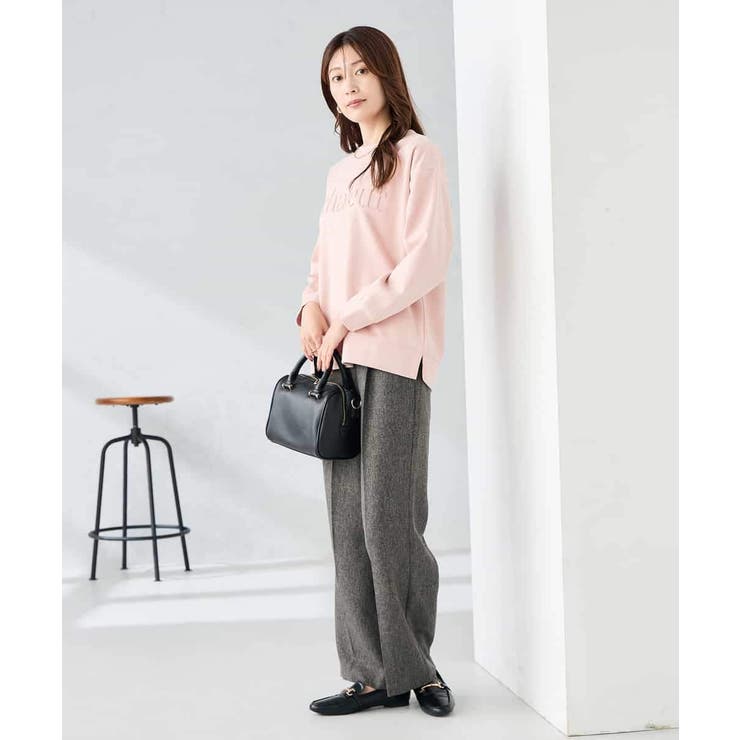 エンボスロゴスウェードトップス | a.v.v【WOMEN】 | 詳細画像9 