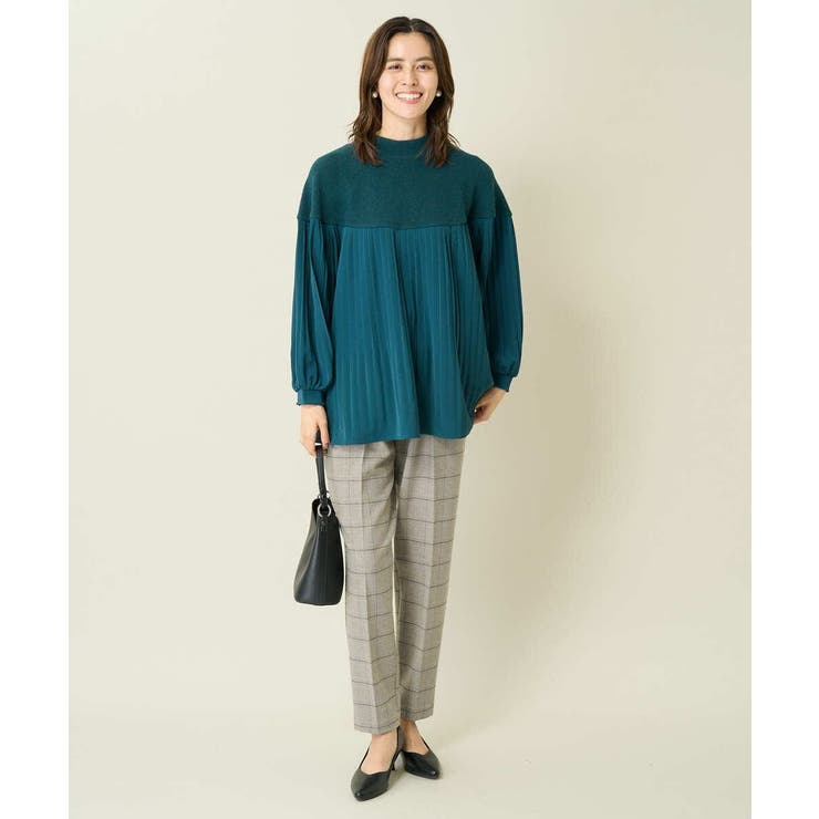 プリーツドッキング着映えチュニック | a.v.v【WOMEN】 | 詳細画像16 