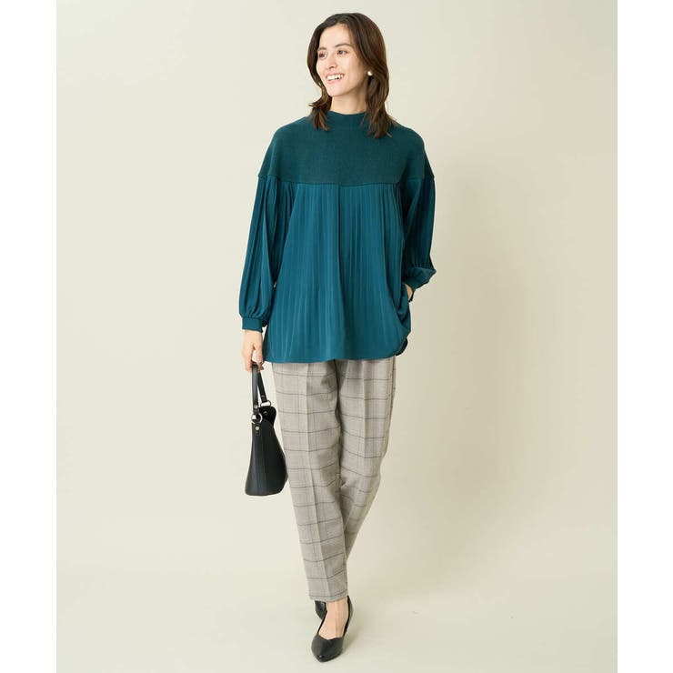 プリーツドッキング着映えチュニック | a.v.v【WOMEN】 | 詳細画像17 