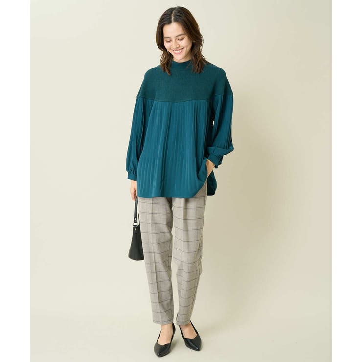 プリーツドッキング着映えチュニック | a.v.v【WOMEN】 | 詳細画像18 