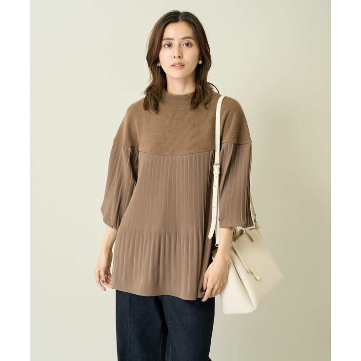 プリーツドッキング着映えチュニック | a.v.v【WOMEN】 | 詳細画像20 